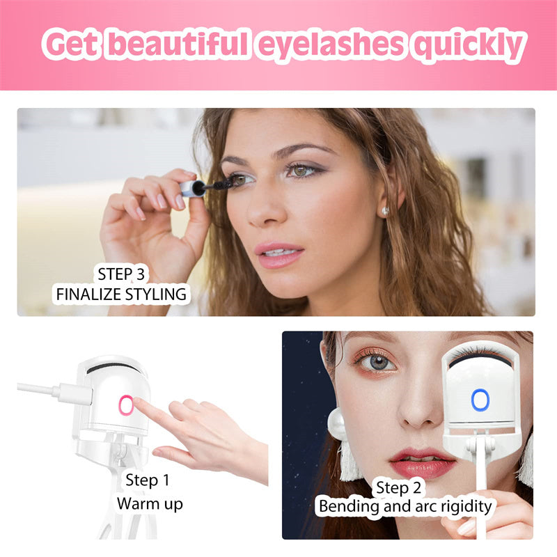 Second Heated Eyelash Curler - Instant, All-Day Salon Curls