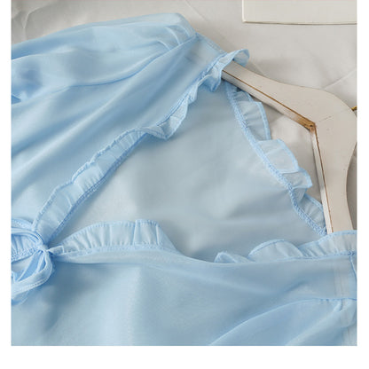 Women's Short Bow Tie With Fungus Edge Small Shawl