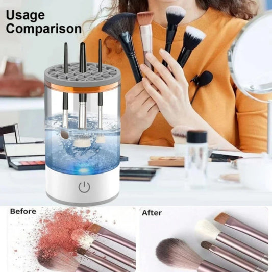 Automatic Makeup Brush Cleaner – USB, Fast & Deep Clean in Seconds